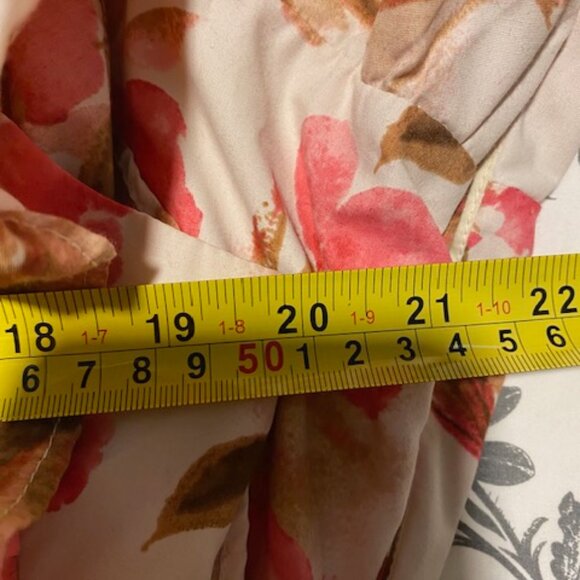 Abercrombie & Fitch Flutter Sleeves Tiered Fully Lined Dress Size Large - Picture 8 of 8